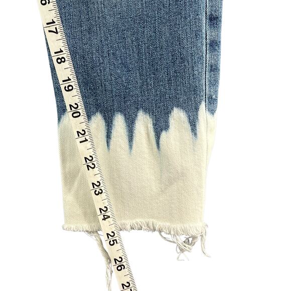 Joes Icon Ankle Sigourney Jeans Womens 28 Blue Dip Dye Skinny Stretch Boho Chic - Picture 12 of 16
